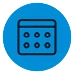 Dashboard de gerenciamento de TI mostrando controle de ativos, licenças e processos corporativos
